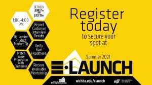E-Launch poster.