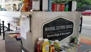 Stop by the plaza for Wheat Street Dogs food truck from 11 a.m. to 1 p.m. today.