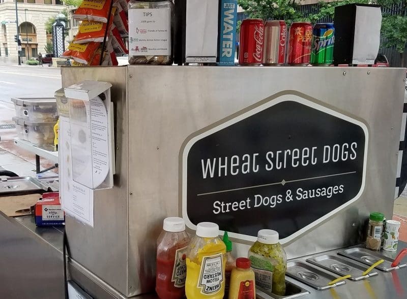 Stop by the plaza for Wheat Street Dogs food truck from 11 a.m. to 1 p.m. today.