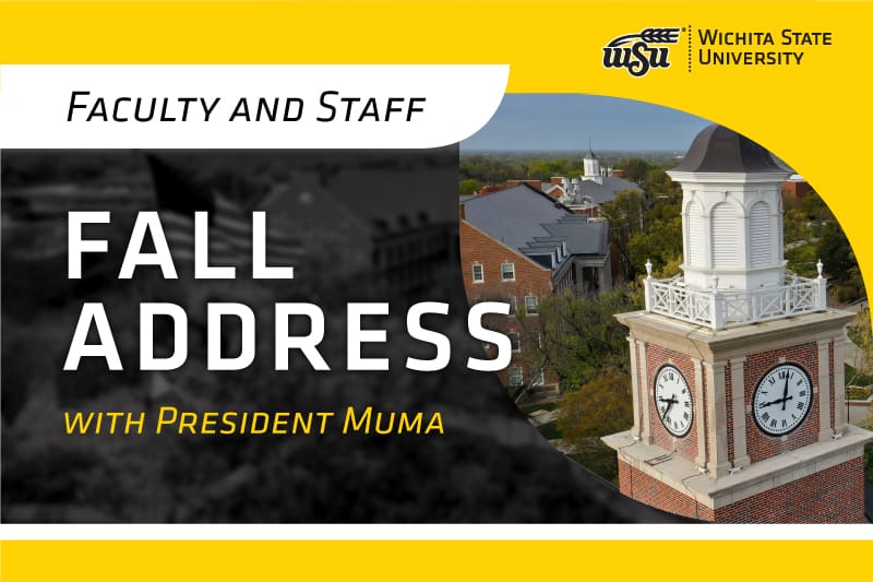 Faculty and staff fall address with President Muma