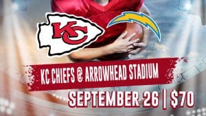 Graphic featuring text 'Image Alt Text KC Chiefs @ Arrowhead Stadium September 26 | $70.'