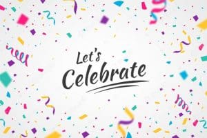 Image that says Celebrate