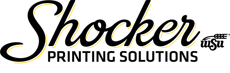Graphic featuring text 'Shocker Printing Solutions.'