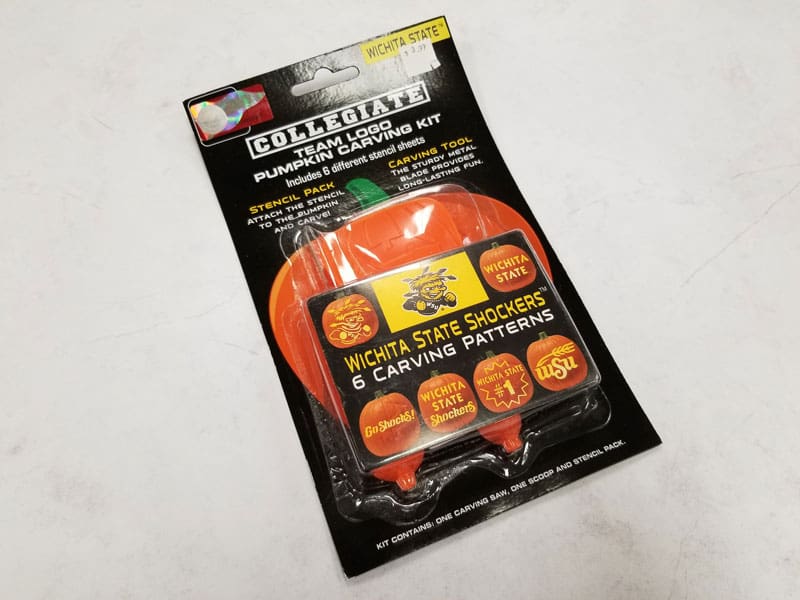 Image of Shocker pumpkin carving kit.