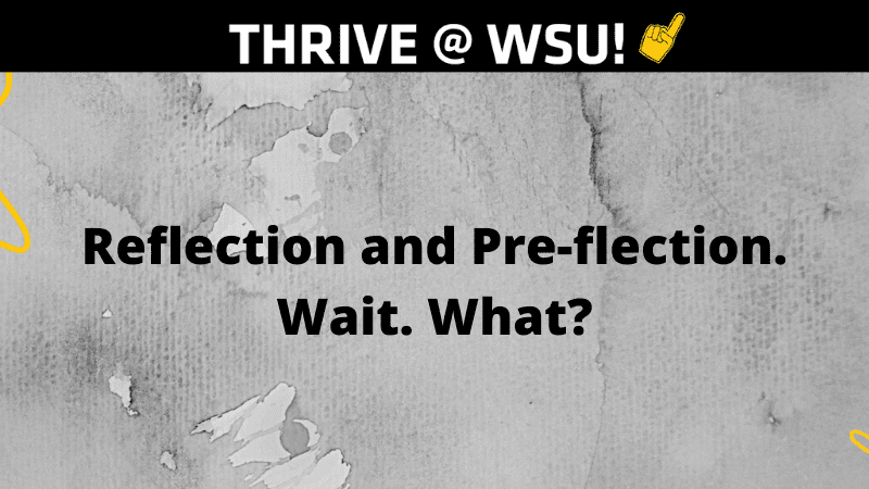 Reflection and Pre-flection. Wait. What?