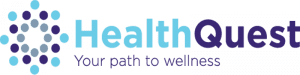 Healthquest Logo and text 'Your path to wellness.'