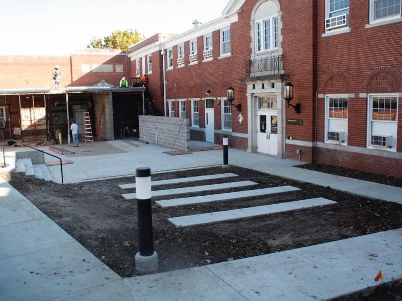 Picture of Henrion Hall's foundry.