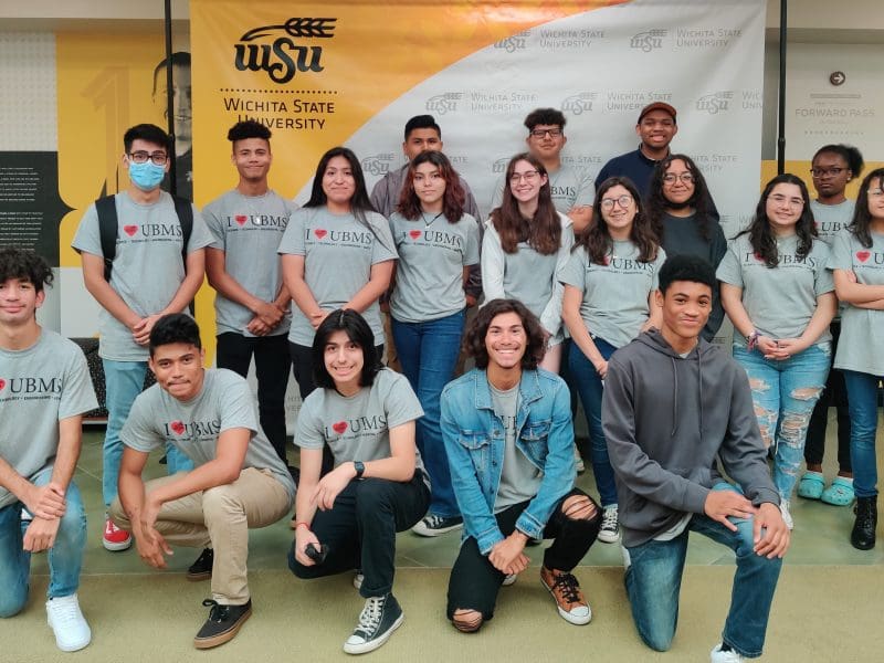This is a picture of our high school aged student participants from the UBMS 2021 summer program.