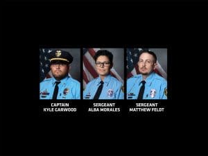 Cpt Garwood and Sgts Morales and Feldt