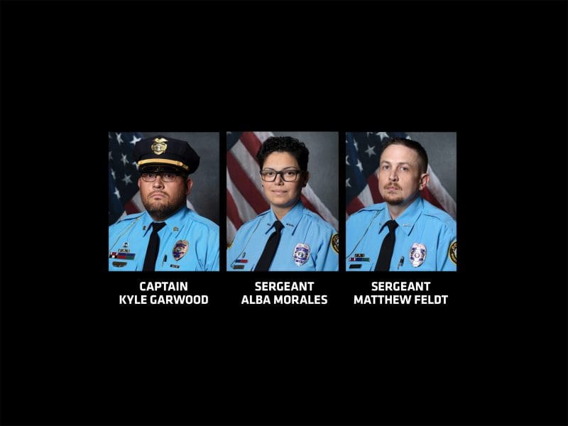 Cpt Garwood and Sgts Morales and Feldt