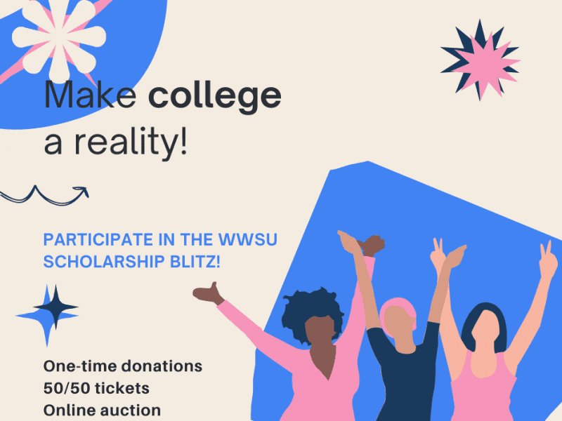 A graphic that shows the options for participating in the fundraiser for WWSU.