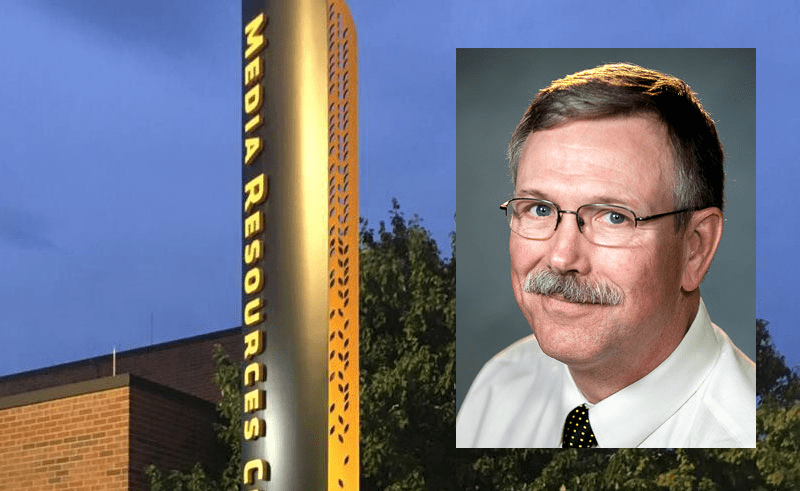 Picture of Randall Fooshee super imposed over MRC.