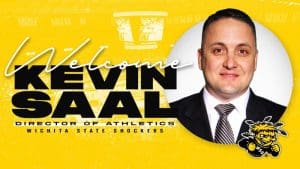 Image of Kevin Saal superimposed over yellow background.