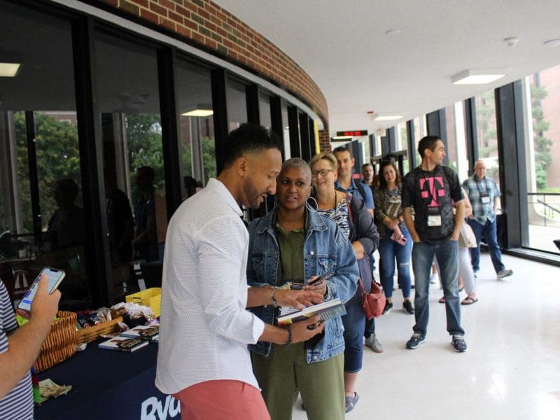 Image of members attending CMB and Barton Business School Conference.