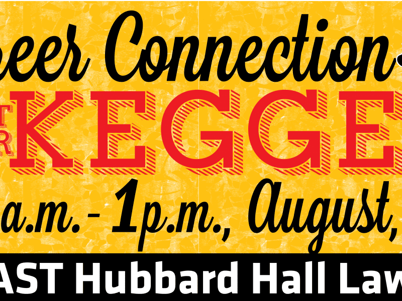 Career Connection Root Beer Kegger, 11 a.m. - 1 p.m., August 31, EAST Hubbard Hall Lawn