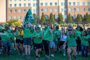 Image of College of Engineering students participating at Clash of the Colleges.