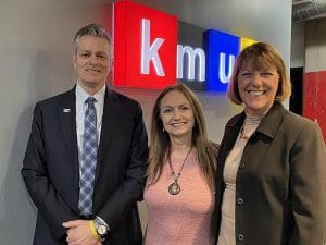 Image of Rick and Shirley at KMUW station.