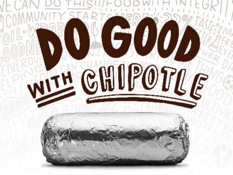 Do good with Chipotle