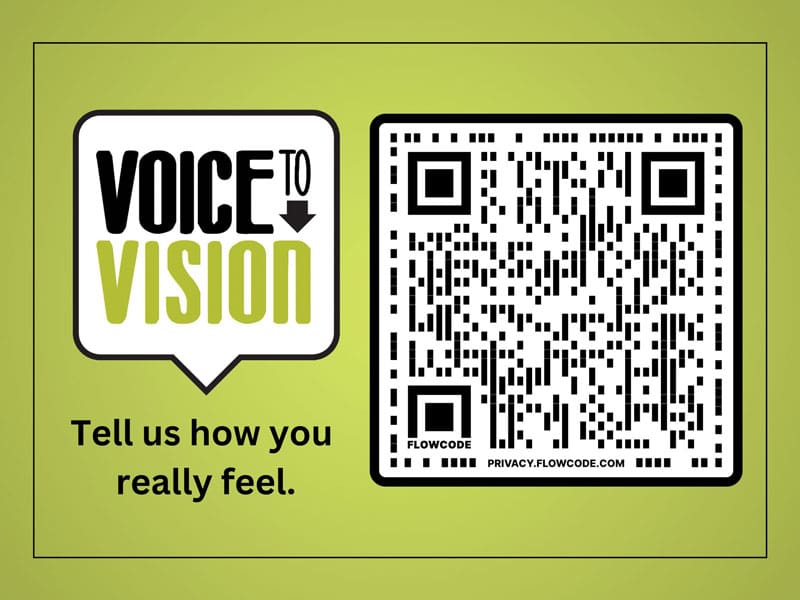 Voice to Vision. Tell us how you really feel