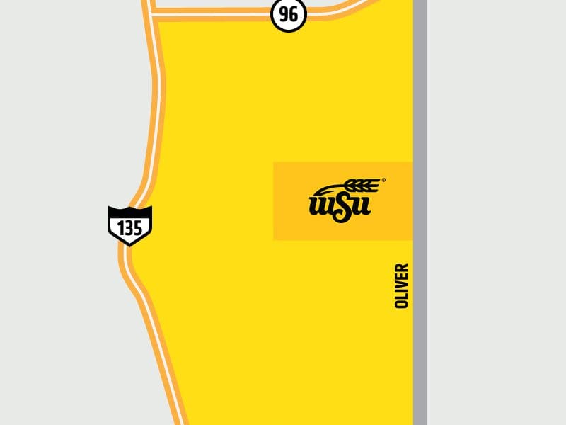 Illustrated map of Shocker Neighborhood.