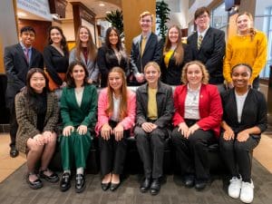 Photo of the finalists in the Wichita State Distinguished Scholarship Invitational.