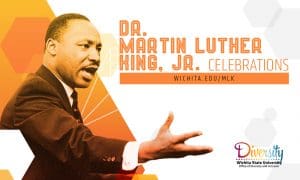 A picture of Dr. Martin Luther King, Jr. | Dr. Martin Luther King, Jr. Celebrations | wichita.edu/mlk