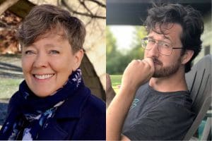 Photos of Tina Murano and Joshua Smith.