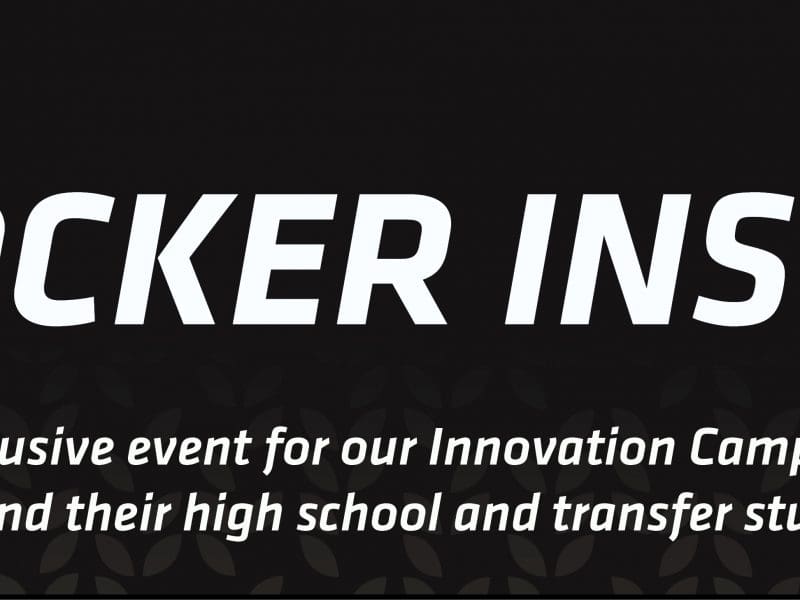 Shocker Insider: An exclusive event for our Innovation Campus partners and their high school and transfer students
