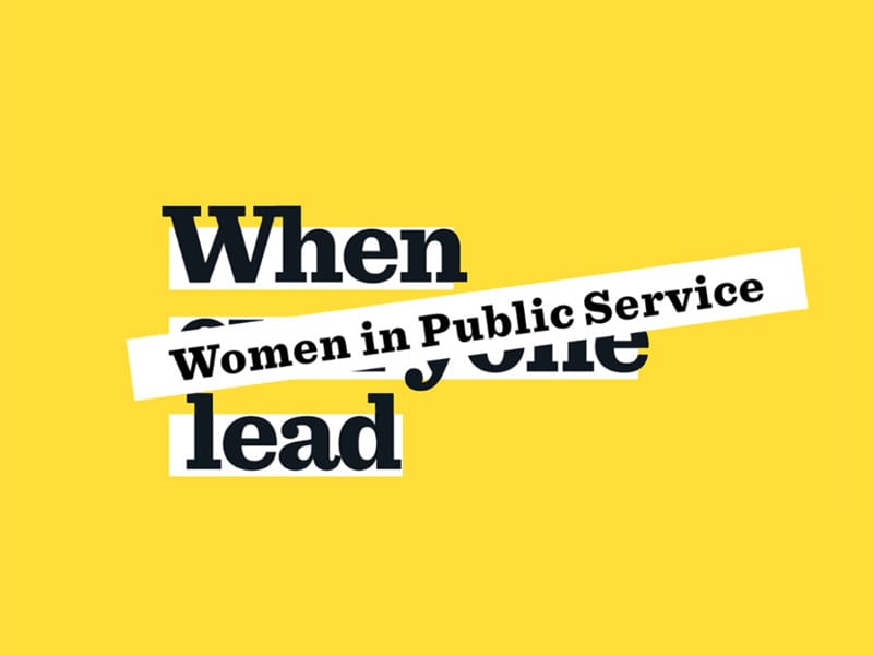 When Women in Public Service Lead