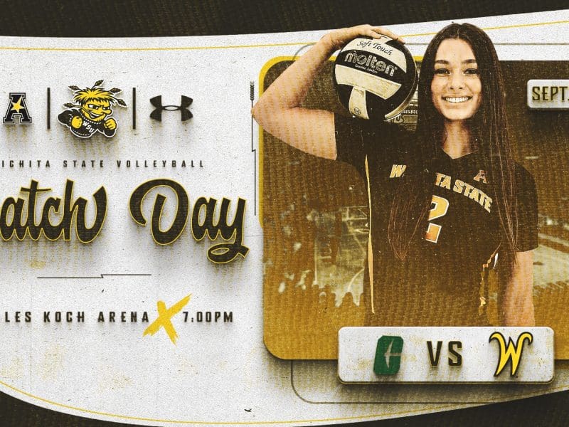 Shocker Volleyball vs Charlotte Match Day; Sept. 23 at 7pm in Charles Koch Arena