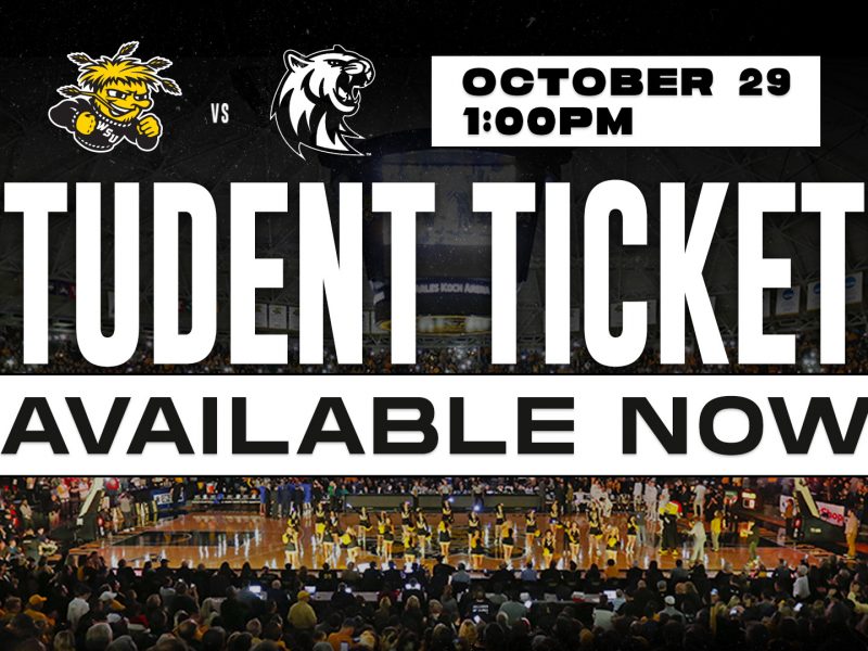 Student Tickets Available Now (for WSU Men's Basketball vs Rogers State on Oct. 29 at 1:00pm)
