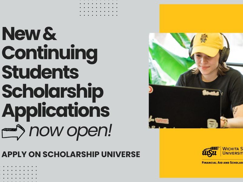 New & Continuing Students Scholarship Applications. now open! Apply on Scholarship Universe