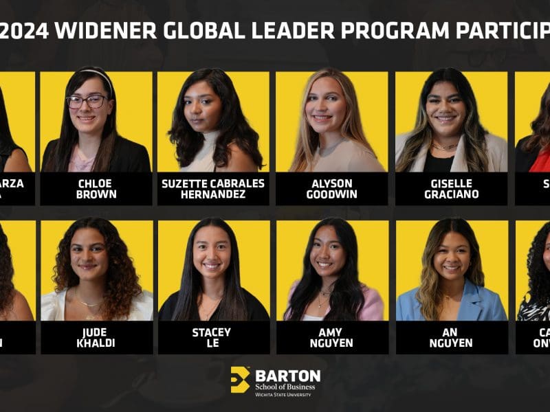 The 2023-2024 Widener Global Leader Program Participants