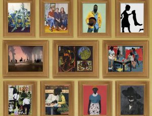 Works of art from the film "Black Art: In the Absence of Light"