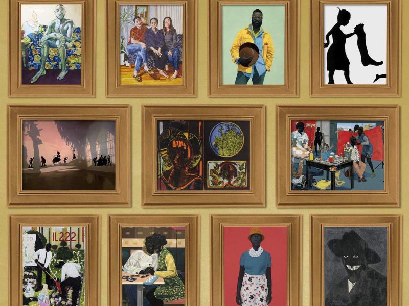 Works of art from the film "Black Art: In the Absence of Light"