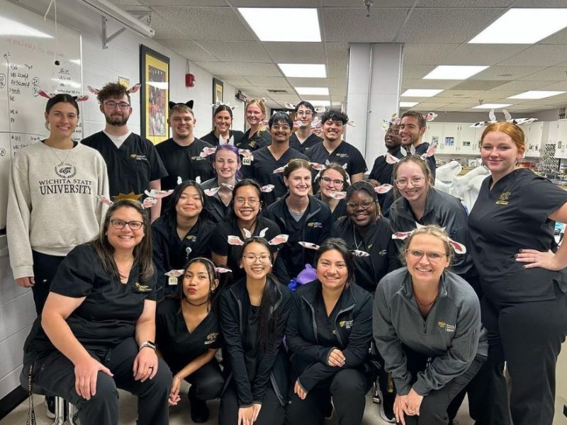 Wichita State Medical Laboratory Sciences students