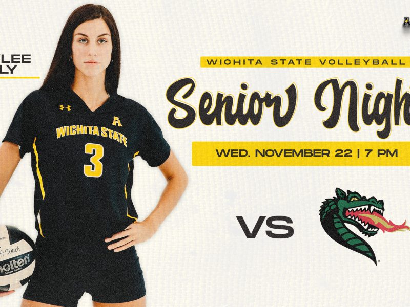 It's Senior Night in Charles Koch Arena! Wednesday, November 22nd celebrate our seniors by packing The Roundhouse and cheering on the Shockers. High School & Club Volleyball Teams that RSVP and submit their roster by Monday, November 20th receive free admission to the match! First serve against UAB at 7PM.