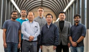 Members of the in-space manufacturing research team
