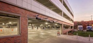 Parking garage at Wichita State