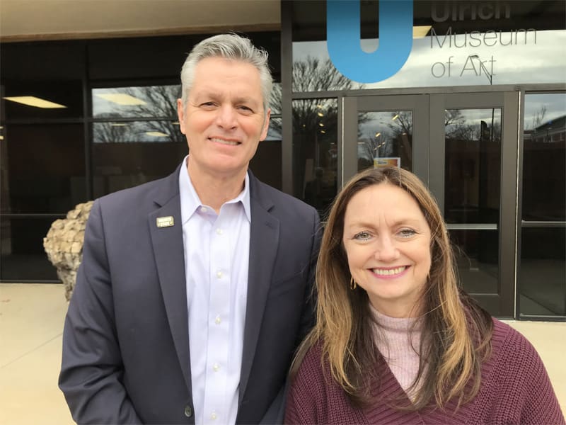 President Rick Muma and Debra Fraser