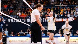 The Shockers celebrate after winning the championship