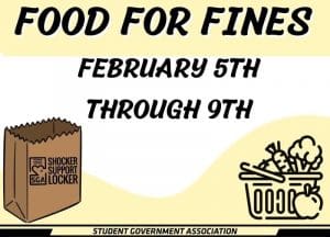 Food for Fines, February 5th through 9th