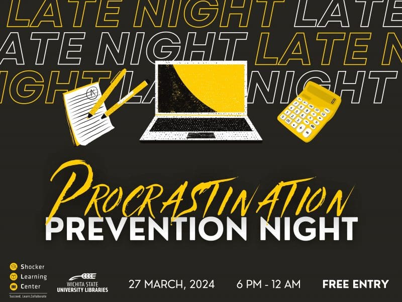 Procrastination Prevention Night 27 March, 2024 6pm - 12am Free entry