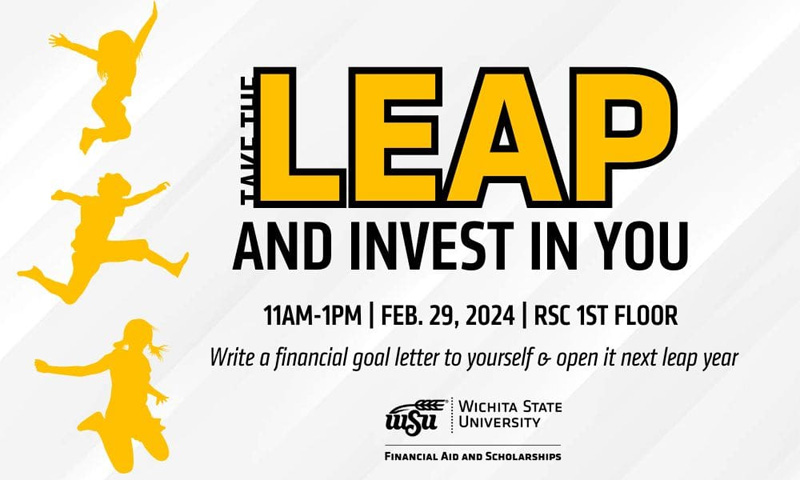 Take the Leap and Invest in You. 11AM-1PM. Feb. 29, 2024. RSC 1st Floor. Write a financial goal letter to yourself & open it the next leap year. Financial aid and scholarships
