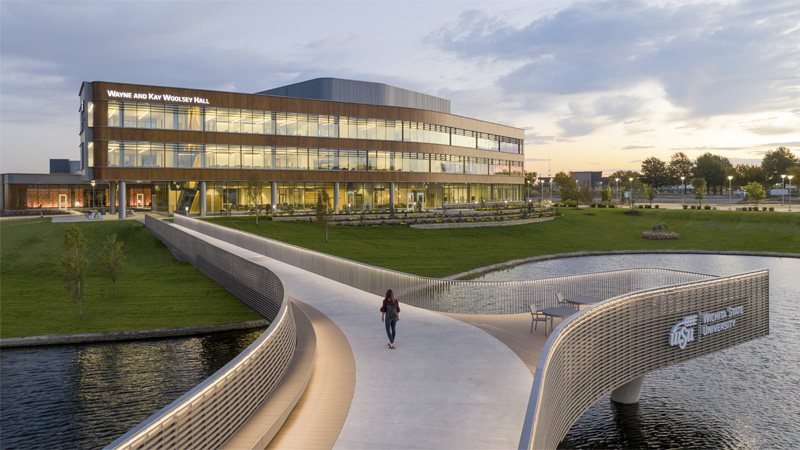 Woolsey Hall in WSU's campus