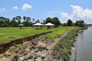 Archaeologists studying coastal erosion in Georgia