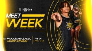 Meet Week. KT Woodman Classic. Cessna Stadium. Fri-Sat April 12-13.