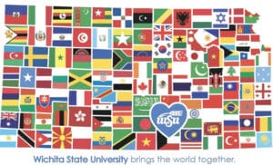 Image of the international flag T-shirt