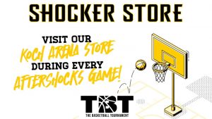 Shocker Store. Visit our Koch Arena store during every AfterShocks game! TBT The Basketball Tournament logo