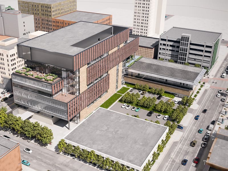 Rendering of the Wichita Biomedical Campus